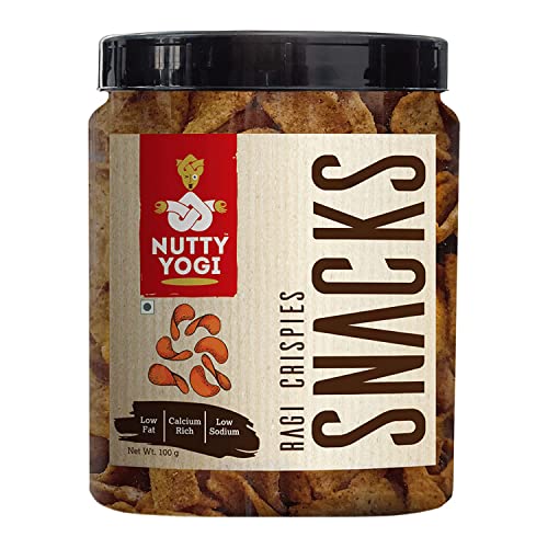 Nutty Yogi Ragi Chips 100gm (Pack of 2) von Nutty Yogi