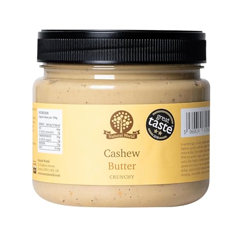 Nutural World - Knusprige Cashewbutter (1kg) - Great Taste Award Gewinner von Nutural World