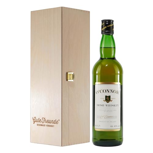 O´Conner Irish Whiskey mit Geschenk-Holzkiste von O´Conner