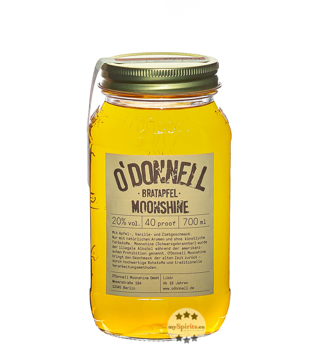 O'Donnell Bratapfel Moonshine Likör (20 % Vol., 0,7 Liter) von O'Donnell Moonshine