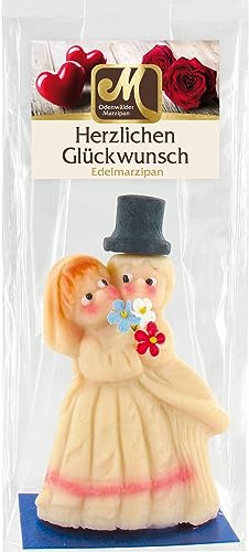 Odenwälder Marzipan Hochzeitspaar 120g i.Btl. von Odenwälder Marzipan