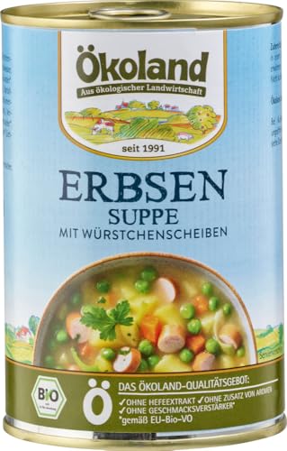 Erbsensuppe mit Würstchenscheiben 2 x 400 gr von Ökoland