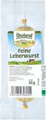 Feine Leberwurst, frisch von Ökoland