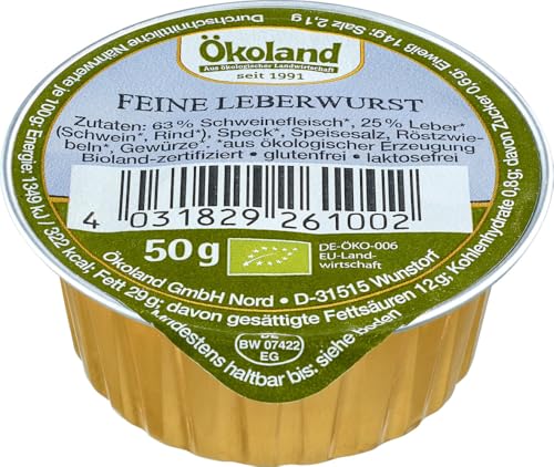 Feine Leberwurst 1 x 50 gr von Ökoland