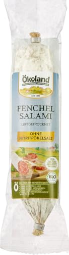 Fenchelsalami luftgetrocknet 12 x 150 gr von Ökoland