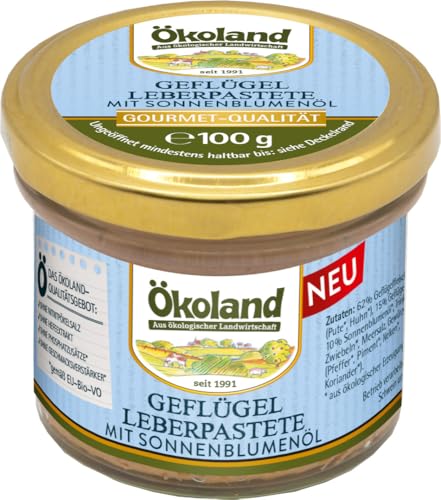 Geflügel-Leberpastete mit Sonnenblumenöl von Ökoland