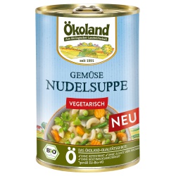 Gemüse-Nudelsuppe von Ökoland