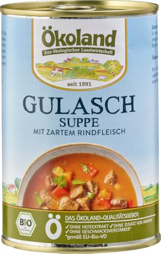 Gulaschsuppe mit Rindfleisch 18 x 400 gr von Ökoland