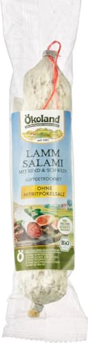 Lammsalami mit Rind & Schwein, luftgetrocknet 12 x 150 gr von Ökoland