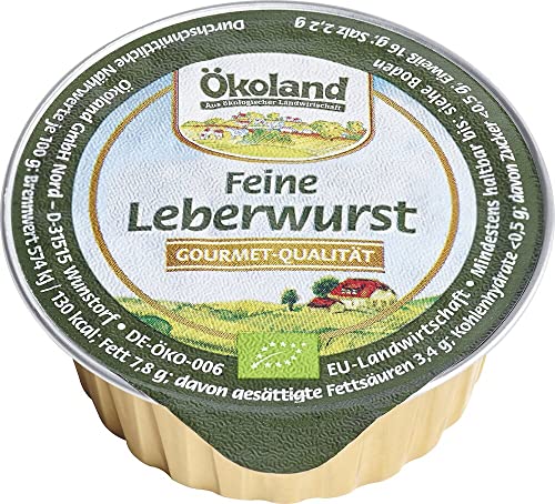 ÖKOLAND Bio Feine Leberwurst (6 x 50 gr) von Ökoland
