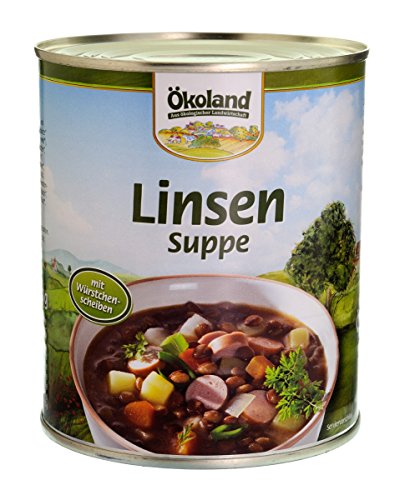 Linsensuppe mit Würstchenscheiben 1 x 800 gr von Ökoland