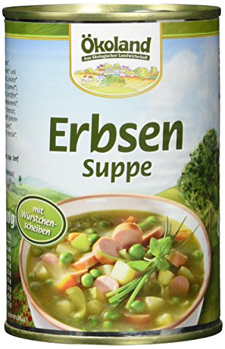 ÖKOLAND Erbsensuppe, 6er Pack (6 x 400 g) von Ökoland