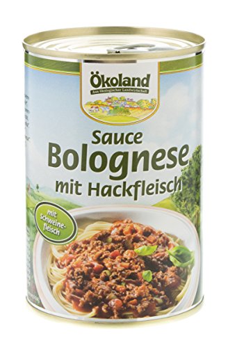 Ökoland Sauce Bolognese mit Hackfleisch (400 g) - Bio von Ökoland Nord GmbH