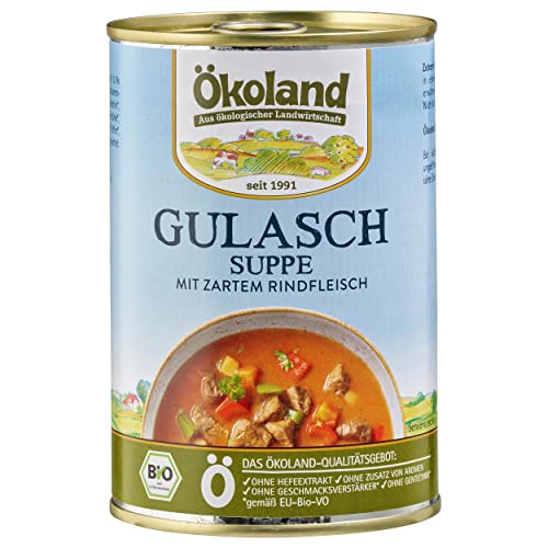 Gulaschsuppe mit Rindfleisch 1 x 400 gr von Ökoland