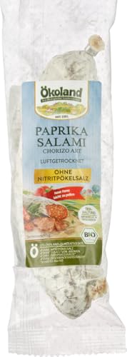 Paprika Salami Chorizo Art luftgetrocknet 18 x 150 gr von Ökoland