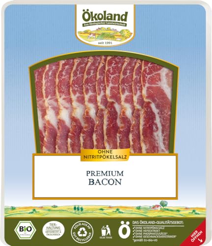 Premium Bacon fein geräuchert 18 x 80 gr von Ökoland