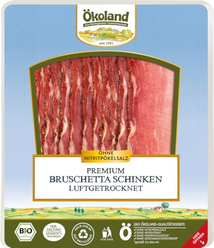 Premium Bruschetta-Schinken luftgetrocknet 18 x 70 gr von Ökoland