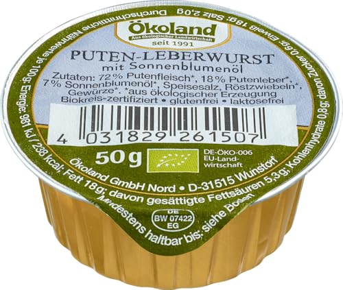 Puten-Leberwurst mit Sonnenblumenöl von Ökoland