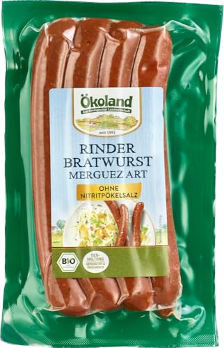 Rinder-Bratwurst Merguez Art von Ökoland