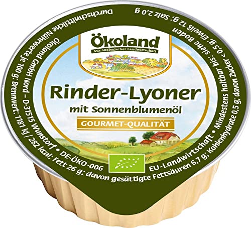 Rinder-Lyoner mit Sonnenblumenöl von Ökoland