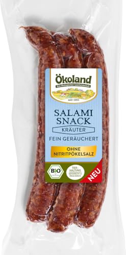 Salami-Snack Kräuter fein geräuchert 2 x 120 gr von Ökoland