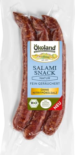 Salami-Snack Natur fein geräuchert von Ökoland