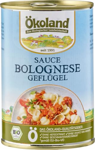 Sauce Bolognese rein Geflügel 2 x 400 gr von Ökoland