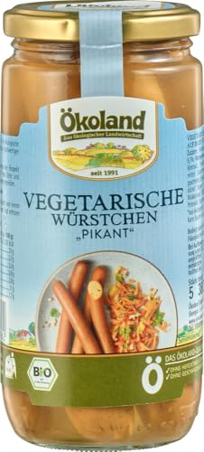 Vegetarische Würstchen PIKANT 6 x 380 gr von Ökoland