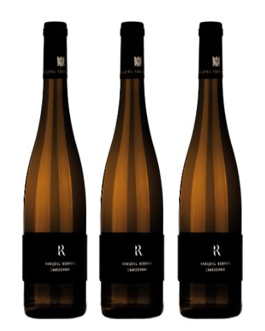 3x 0,75l - 2022er - Ökonomierat Rebholz - Chardonnay "R" - Qualitätswein Pfalz - Deutschland - Weißwein trocken von Ökonomierat Rebholz