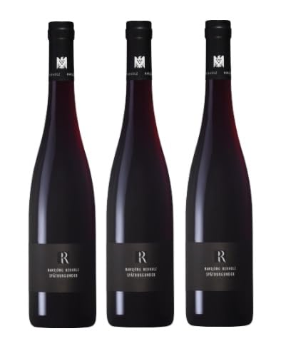 3x 0,75l - 2022er - Ökonomierat Rebholz - Spätburgunder "R" - Qualitätswein Pfalz - Deutschland - Rotwein trocken von Ökonomierat Rebholz