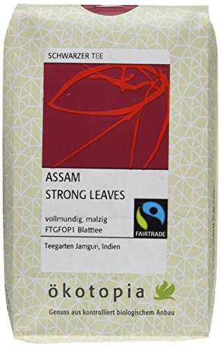 Ökotopia Assam Strong Leaves, 1er Pack (1 x 200 g) von Ökotopia