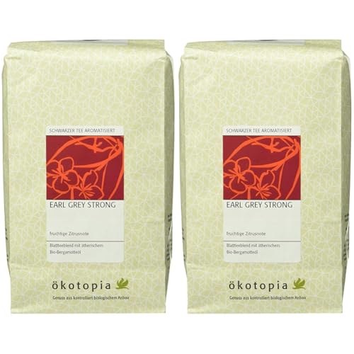 Ökotopia Earl Grey Strong, Tee, 2er Pack (1 x 500 g) von Ökotopia