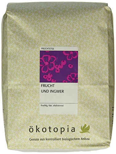 Ökotopia Früchtetee Frucht und Ingwer, 1er Pack (1 x 1000 g) von Ökotopia