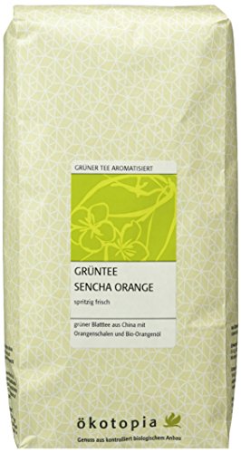 Ökotopia Grüntee Sencha Orange, 1er Pack (1 x 500 g) von Ökotopia