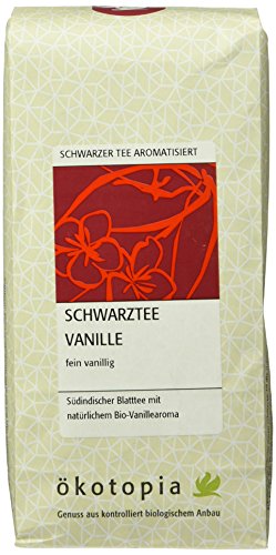 Ökotopia Schwarztee Vanille, 1er Pack (1 x 250 g) von Ökotopia