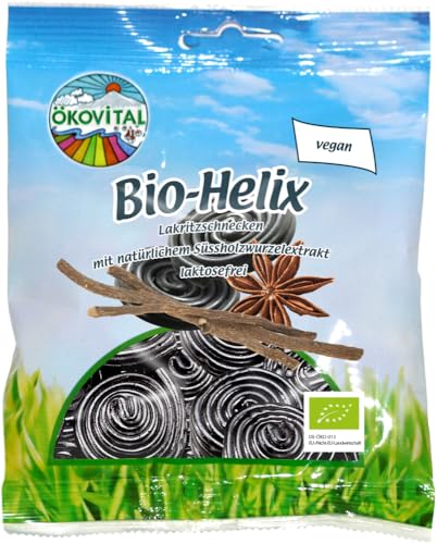 Bio Helix, Lakritzschnecken 18 x 80 gr von Ökovital