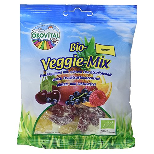 Georg Rösner Fruchtgummi "Veggie-Mix", vegan (80 g) - Bio von Ökovital