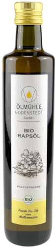 Bio Rapsöl nativ 1000ml (2x500ml) aus heimischer Rapssaat von Ölmühle Godenstedt