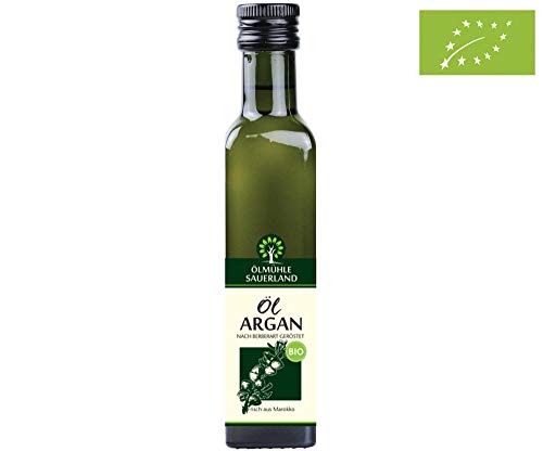 ÖLMÜHLE SAUERLAND - Arganöl BIO aus gerösteten Samen - nach traditioneller Berberart (250 ml) von Ölmühle Sauerland