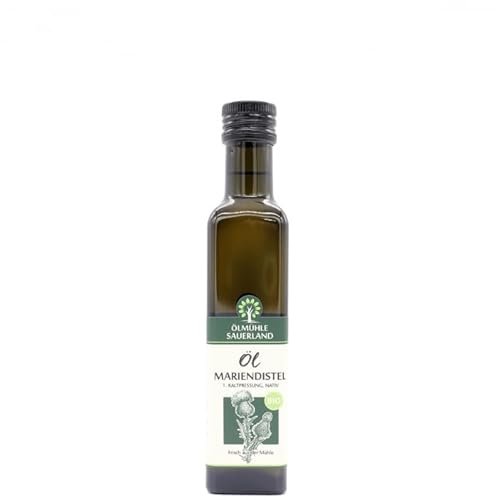 ÖLMÜHLE SAUERLAND MARIENDISTELÖL BIOLAND KALTGEPRESST NATIV (250 ml) von Ölmühle Sauerland