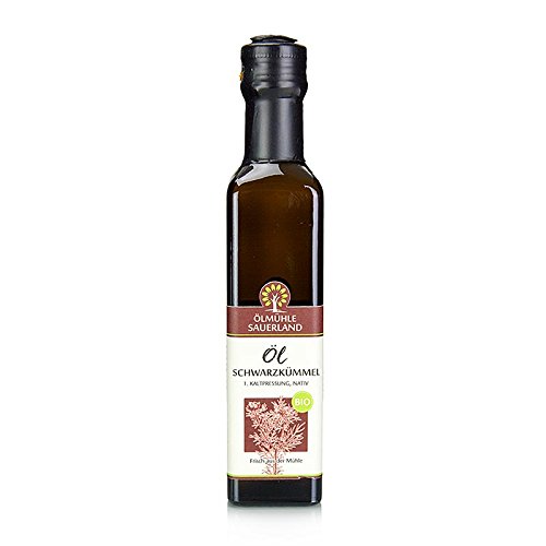 ÖLMÜHLE SAUERLAND - Schwarzkümmelöl Ägypten BIO (250 ml) von Ölmühle Sauerland