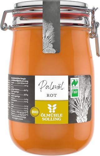 Ölmühle Solling Bio Palmöl im Bügelglas, 1000 ml von Ölmühle Solling