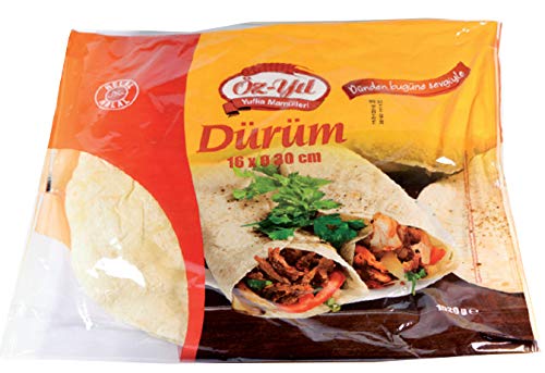 6 Packungen Öz Yil - 16 x 30cm XL Dürüm Teigfladen - Tortillas (1440g) von BFYSYO