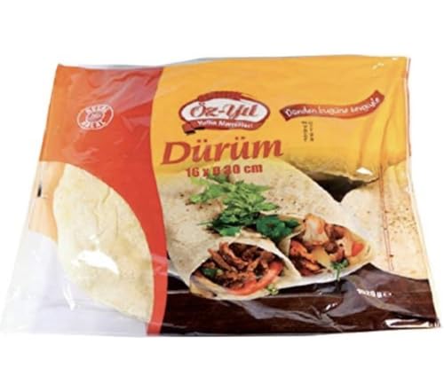 Öz Yil - 16 x 30cm XL Dürüm Teigfladen - Tortillas (1440g) von Öz Yil