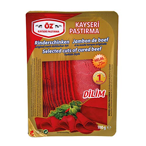 2 x 100g Öz-Kayseri - Pastirma -Rinderschinken nach türkischer Art von Öz