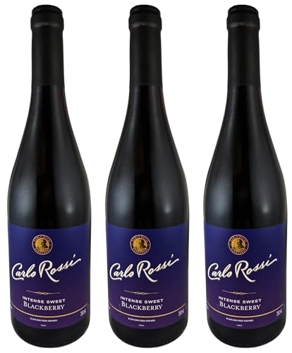 Carlo Rossi Blackberry Rotwein süß 3er Set (3 x 0,75L) 9% vol. 2.25 l von OFMARKT