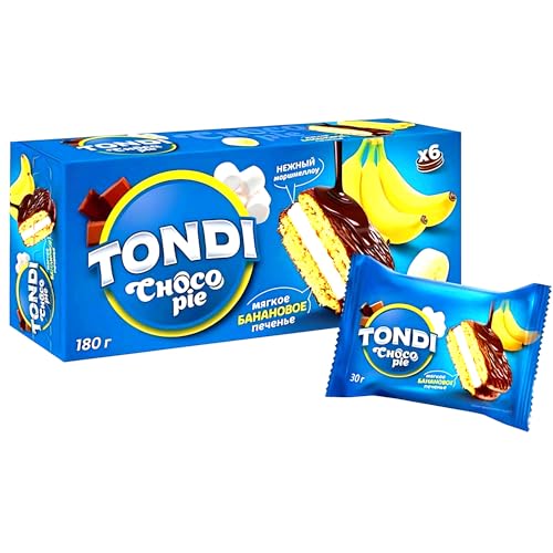 Tondi Kekse Choco Pie Banane 6er Pack (6 x 30g) von OFMARKT