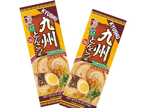 Itsuki Ramen Kyushu Tonkotsu Doppelpack - 2x 174g - Ramen Nudeln mit Suppenbrühe - Authentischer Japanischer Geschmack - OG ASIA - 348g von OG ASIA