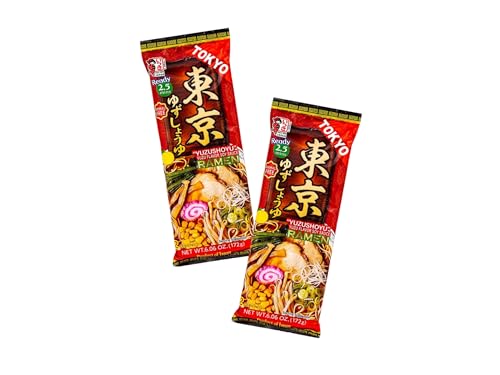 Itsuki Tokyo Yuzu Shoyu Sojasauce Ramen - Doppelpack (4 Portionen) - Authentischer Japanischer Geschmack - OG ASIA - 344g von OG ASIA