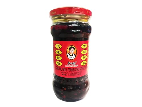 Lao Gan Ma Chiliöl mit fermentierten Sojabohnen - Scharfe Bohnenpaste mit Chiliöl - Chinesische Würz Sauce - Original aus China - OG ASIA - 280g von OG ASIA